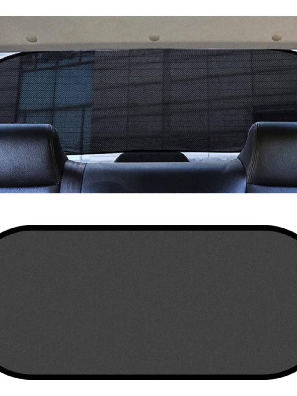 UV-Blocking Car Window Sunshades, 39"x19"/Rear